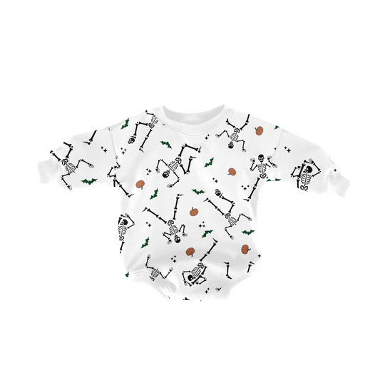 Skeleton Organic Bubble Romper